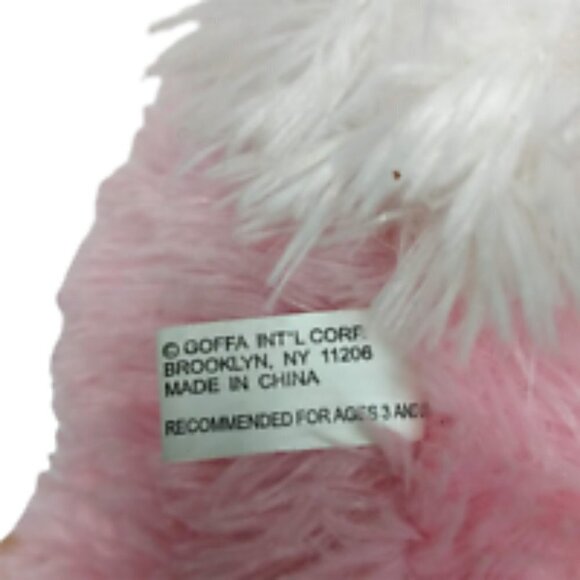 Goffa Pink Easter Bunny Rabbit Plush 16.5" - Picture 5 of 5
